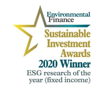 Label of Sustainable Investment Awards 2020 for ESG research of the year