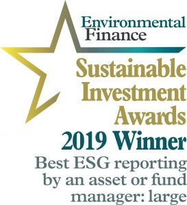 Label of Sustainable Investment Awards 2019 for best ESG reporting by an asset or fund manager