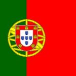 Greend red portuguese flag