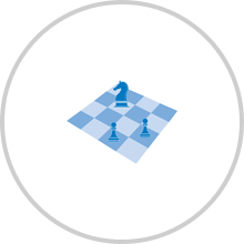 Decorative icon showing a chess board